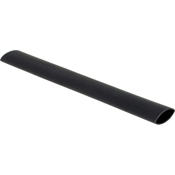 Value Collection - 6" Long Heat Shrink Electrical Tubing - Black - Makers Industrial Supply