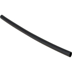 Value Collection - 6" Long Heat Shrink Electrical Tubing - Black - Makers Industrial Supply