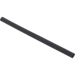 Value Collection - 6" Long Heat Shrink Electrical Tubing - Black - Makers Industrial Supply