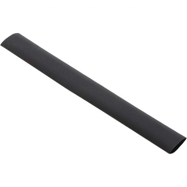 Value Collection - 6" Long Heat Shrink Electrical Tubing - Black - Makers Industrial Supply