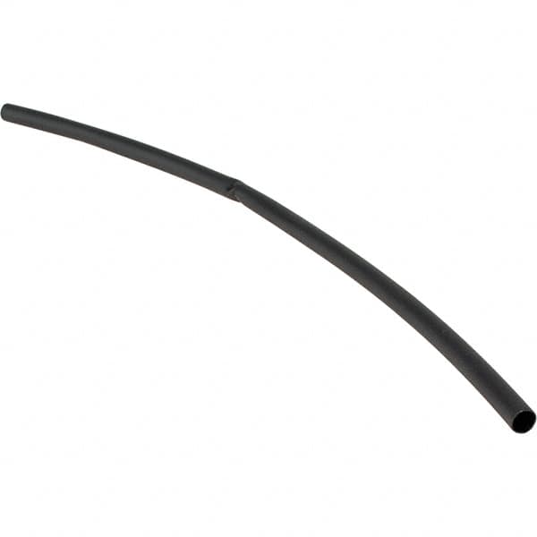 Value Collection - 12" Long Heat Shrink Electrical Tubing - Black - Makers Industrial Supply