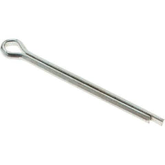 Value Collection - 5/32" Diam x 2" Long Extended Prong Cotter Pin - Grade 2, Zinc-Plated, Steel - Makers Industrial Supply