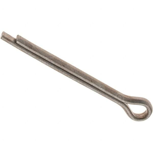 Value Collection - 5/32" Diam x 1-1/2" Long Extended Prong Cotter Pin - Grade 2, Zinc-Plated, Steel - Makers Industrial Supply