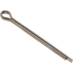 Value Collection - 7/64" Diam x 1-1/2" Long Extended Prong Cotter Pin - Grade 2, Uncoated, Steel - Makers Industrial Supply