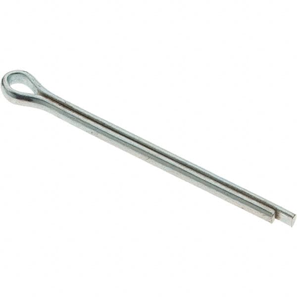 Value Collection - Extended Prong Cotter Pin - Grade 2, Zinc-Plated, Steel - Makers Industrial Supply