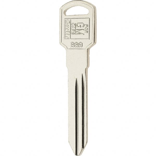 Value Collection - GM Key Blank - Nickel - Makers Industrial Supply