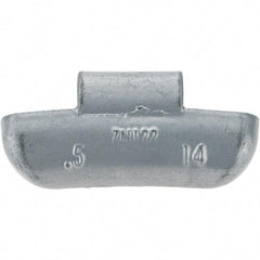 Value Collection - 0.5 oz LH Wheel Weight - Zinc, For Use with Automotive & Light Trucks - Makers Industrial Supply