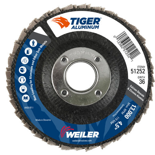 ‎51252 4-1/2″ TIGER ALUMIN