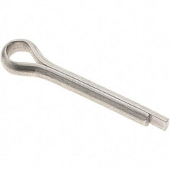 Value Collection - 1/4" Diam x 1-1/2" Long Extended Prong Cotter Pin - Grade 18-8, Uncoated, Stainless Steel - Makers Industrial Supply