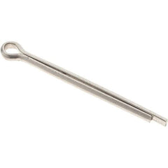 Value Collection - 5/32" Diam x 2" Long Extended Prong Cotter Pin - Grade 18-8, Uncoated, Stainless Steel - Makers Industrial Supply