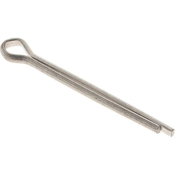 Value Collection - 1/8" Diam x 1-1/2" Long Extended Prong Cotter Pin - Grade 18-8, Uncoated, Stainless Steel - Makers Industrial Supply