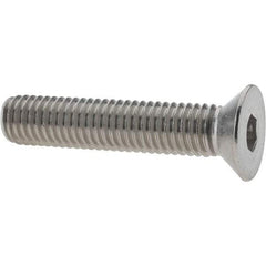 Value Collection - 1/2-13 UNC Hex Socket Drive, 82° Flat Screw - Grade 18-8 Stainless Steel, 2-1/2" OAL - Makers Industrial Supply