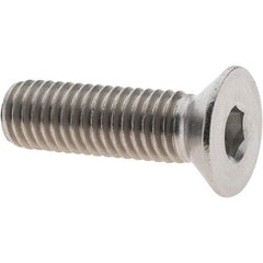 Value Collection - 1/2-13 UNC Hex Socket Drive, 82° Flat Screw - Grade 18.8 Stainless Steel, Fully Threaded, 1-3/4" OAL - Makers Industrial Supply