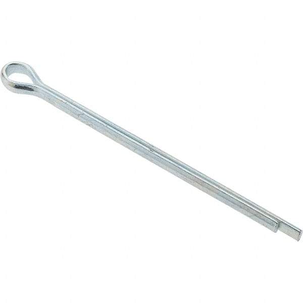 Value Collection - 7/64" Diam x 2" Long Extended Prong Cotter Pin - Grade 2, Zinc-Plated, Steel - Makers Industrial Supply