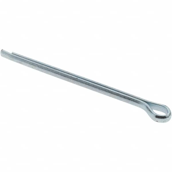 Value Collection - 7/64" Diam x 2" Long Hammerlock Cotter Pin - Grade 2, Zinc-Plated, Steel - Makers Industrial Supply