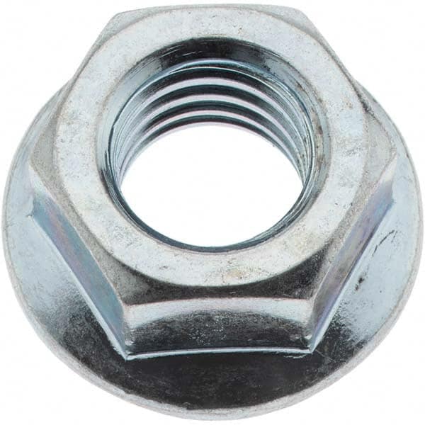 Value Collection - 1/2-13, 1/2" Flange Diam, Serrated Flange Nut - Makers Industrial Supply