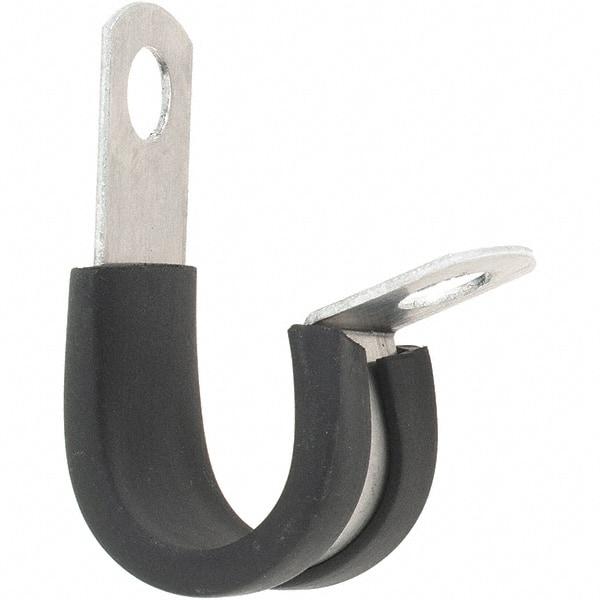 Made in USA - Pipe & Cable Clamps Type: Cushion Clamp Tube Diameter: 1/2 (Inch) - Makers Industrial Supply