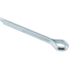 3/8″ Diam x 3″ Long Extended Prong Cotter Pin Steel, Zinc-Plated