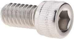 Value Collection - 1/4-20 UNC Hex Socket Drive, Socket Cap Screw - Grade 18-8 Stainless Steel, 1/2" Length Under Head - Makers Industrial Supply