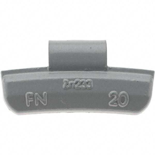 Value Collection - 20 g FN Wheel Weight - Zinc, For Use with Automotive & Light Trucks - Makers Industrial Supply