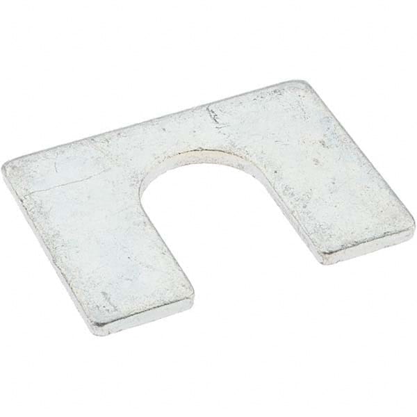 Made in USA - Metal Shim Stock Type: Slotted Shim Material: Steel - Makers Industrial Supply