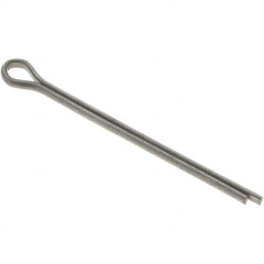 Value Collection - 3/32" Diam x 1-1/2" Long Extended Prong Cotter Pin - Grade 2, Zinc-Plated, Steel - Makers Industrial Supply