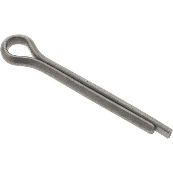 Value Collection - 3/16" Diam x 1-1/2" Long Extended Prong Cotter Pin - Grade 2, Zinc-Plated, Steel - Makers Industrial Supply