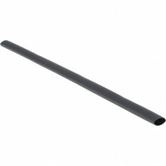 Value Collection - 12" Long Heat Shrink Electrical Tubing - Black - Makers Industrial Supply