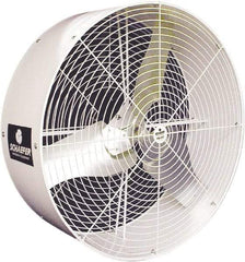 Schaefer Ventilation Equipment - 36" Blade, 1/2 hp, 11,400 CFM, Industrial Circulation Fan - Ceiling Mount, 1 Speed - Makers Industrial Supply