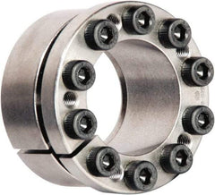 Climax Metal Products - M4 Thread, 5/16" Bore Diam, 7/8" OD, Shaft Locking Device - 3 Screws, 1,643 Lb Axial Load, 1" OAW, 0.394" Thrust Ring Width, 257 Ft/Lb Max Torque - Makers Industrial Supply