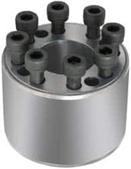 Climax Metal Products - M8 Thread, 1-3/4" Bore Diam, 2.953" OD, Shaft Locking Device - 7 Screws, 32,411 Lb Axial Load, 2.953" OAW, 1.732" Thrust Ring Width - Makers Industrial Supply