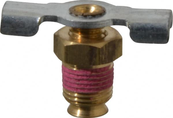 Value Collection - Steel Wing Nut Valve Drain Cock & Shutoff Valve - 1/8 Thread, 200 Max psi - Makers Industrial Supply