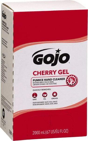 GOJO - 2 L Dispenser Refill Gel Hand Cleaner - Red, Cherry Scent - Makers Industrial Supply