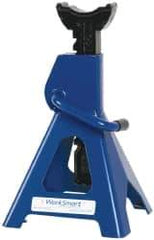 Value Collection - 3 Ton Load Capacity Ratcheting Jack Stand - 11-1/2 to 17 Inch High, 6-3/4 Inch Base Diameter x 6-3/4 Inch Long x 7-3/4 Inch Wide Chassis - Makers Industrial Supply