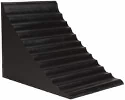 Value Collection - 7" Wide x 8" High x 10" Deep, Rubber Wheel Chock - Type E - Makers Industrial Supply