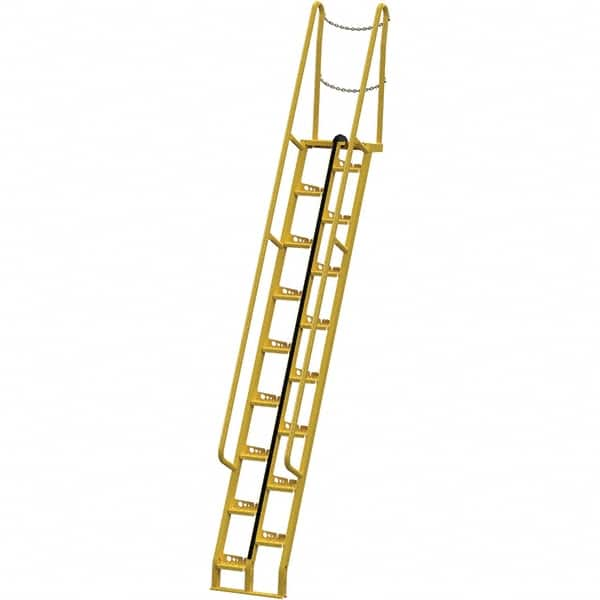 Vestil - Rolling & Wall Mounted Ladders & Platforms Type: Alternating Tread Stair Style: Tread Stair - Makers Industrial Supply