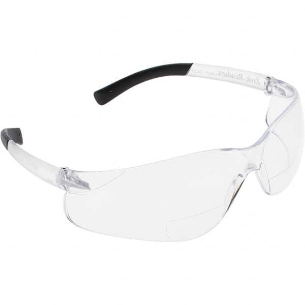 PYRAMEX - Magnifying Safety Glasses Frame Color: Clear - Makers Industrial Supply