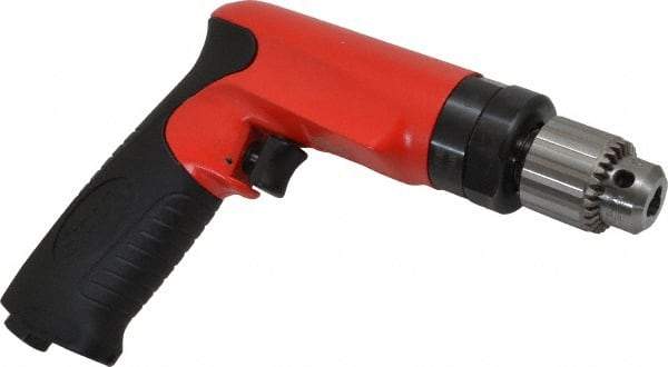 Sioux Tools - 1/4" Keyed Chuck - Pistol Grip Handle, 6,000 RPM, 14.16 LPS, 30 CFM, 1 hp - Makers Industrial Supply