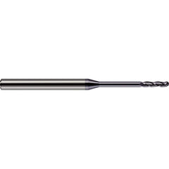 Harvey Tool - Ball End Mills; Mill Diameter (Inch): 5/64 ; Mill Diameter (Decimal Inch): 0.0780 ; Number of Flutes: 3 ; Length of Cut (Inch): 1/2 ; Length of Cut (Decimal Inch): 0.5000 ; Material: Solid Carbide - Exact Industrial Supply