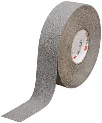 3M - Gray Solid Color Anti-Slip Vinyl Tape - 2" Wide x 60' Long - Makers Industrial Supply