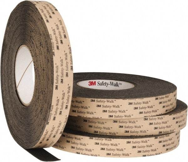 3M - Black Solid Color Anti-Slip Vinyl Tape - 1" Wide x 60' Long - Makers Industrial Supply