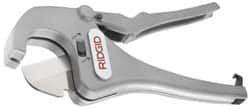 Ridgid - 1/2" to 1-5/8" Pipe Capacity, Ratcheting Tube & Pipe Cutter - Cuts Plastic, Rubber, PVC, CPVC - Makers Industrial Supply