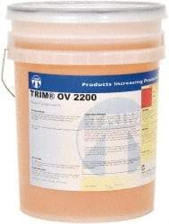 Master Fluid Solutions - Trim OV 2200, 5 Gal Pail Cutting & Grinding Fluid - Straight Oil, For Thread Rolling - Makers Industrial Supply