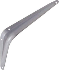 National Mfg. - 100 Lb Capacity, Gray Shelf Brackets - 6" Long x 8" High x 1.667" Wide - Makers Industrial Supply