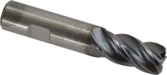 Kennametal - 3/4", 4 Flute, Solid Carbide, 0.12" Corner Radius End Mill - 4" OAL, 1-1/2" LOC - Makers Industrial Supply