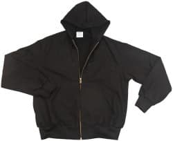 PRO-SAFE - Size 2XL General Purpose Jacket - Black, Cotton, Zipper Closure - Makers Industrial Supply