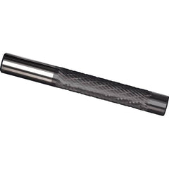 Made in USA - 1/2" Diam, 2" LOC, Solid Carbide Diamond Pattern Router Bit - Right Hand Cut, 4" OAL, 1/2" Shank Diam, Use on Cast Iron, Stainless, Steel, Titanium - Makers Industrial Supply