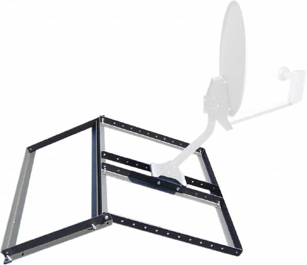 Video Mount - Security Camera Non-Penetrating Pitched Roof Mount - 41" Long, Dark Gray - Makers Industrial Supply