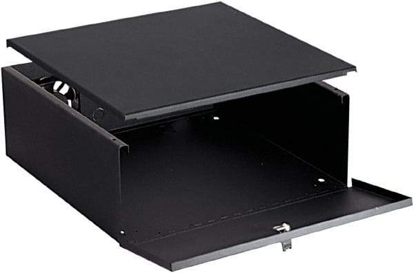 Video Mount - Security Camera DVR Lock Box - Black - Makers Industrial Supply