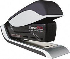 PaperPro - 25 Sheet Half Strip Stapler - Black/Silver - Makers Industrial Supply